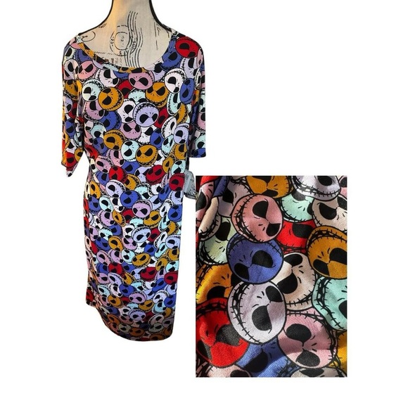 LuLaRoe Dresses & Skirts - Disney Jack Skellington Dress NWT XL Nightmare Before Christmas LuLaRoe Bodycon